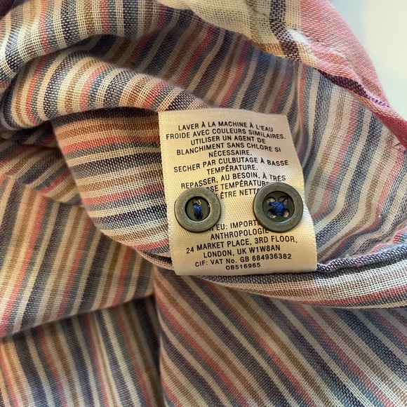 NWOT Anthropologie Holding Horses Hi-Low Tunic / size 2 - Picture 7 of 8